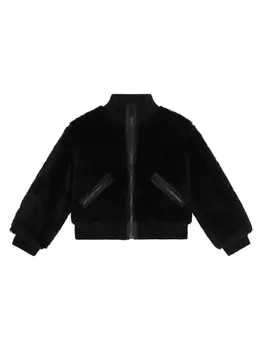 Dolce & Gabbana шуба из искусственного меха, черный