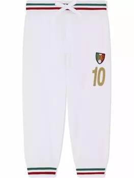 Dolce & Gabbana спортивные брюки Italy с лампасами, белый