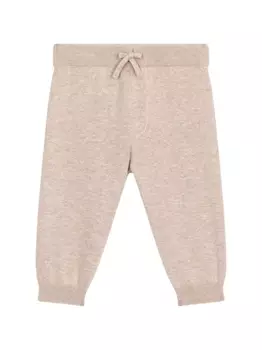 Dolce & Gabbana спортивные брюки с кулиской и логотипом, нейтральный цвет