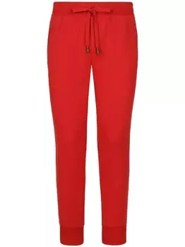 Dolce & Gabbana спортивные брюки с кулиской, красный