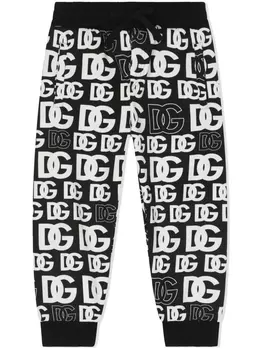 Dolce & Gabbana спортивные брюки с логотипом, черный