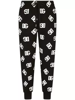 Dolce & Gabbana спортивные брюки с логотипом, черный