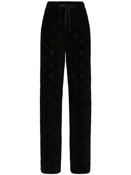 Dolce & Gabbana спортивные брюки с логотипом DG, черный