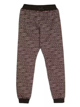 Dolce & Gabbana спортивные брюки с логотипом, коричневый