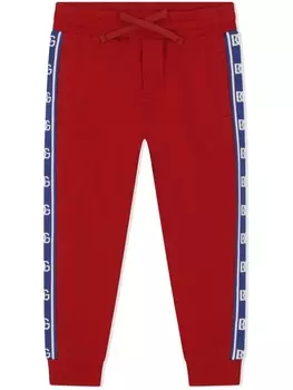 Dolce & Gabbana спортивные брюки с логотипом, красный