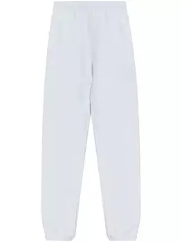 Dolce & Gabbana спортивные брюки с вышитым логотипом, белый