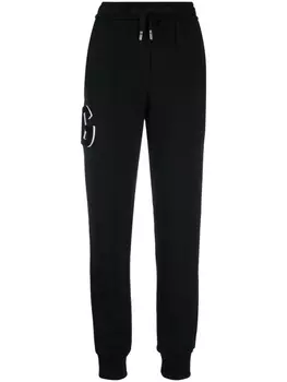 Dolce & Gabbana спортивные брюки скинни с кулиской, черный