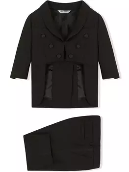 Dolce & Gabbana спортивный костюм в виде смокинга, черный