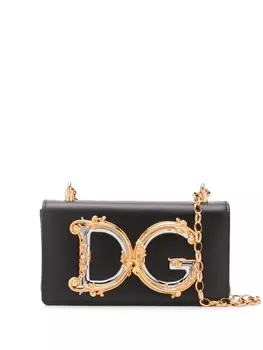 Dolce & Gabbana сумка через плечо DG Girls, черный