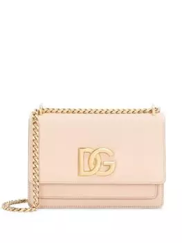 Dolce & Gabbana сумка через плечо с логотипом, розовый