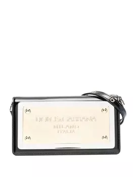 Dolce & Gabbana сумка через плечо с логотипом, черный
