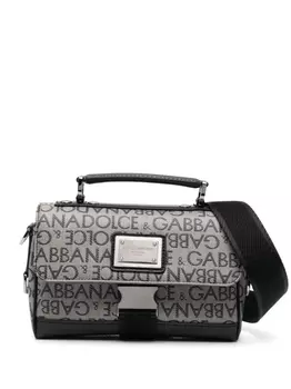 Dolce & Gabbana сумка-мессенджер с логотипом, коричневый