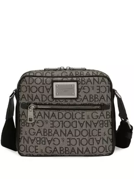 Dolce & Gabbana сумка на плечо с логотипом, нейтральный цвет