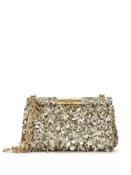 Dolce & Gabbana сумка на плечо с пайетками, золотистый