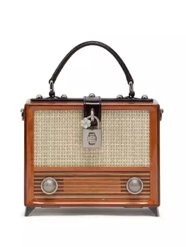 Dolce & Gabbana сумка Radio Dolce Box, коричневый