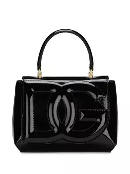 Dolce & Gabbana сумка с тисненым логотипом, черный