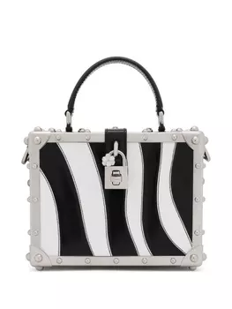 Dolce & Gabbana сумка с зебровым принтом, белый