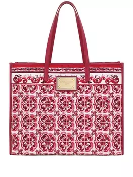 Dolce & Gabbana сумка-тоут Large Shopping, розовый