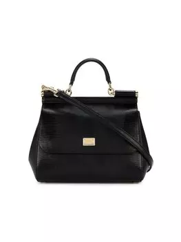 Dolce & Gabbana сумка-тоут 'medium Sicily', черный