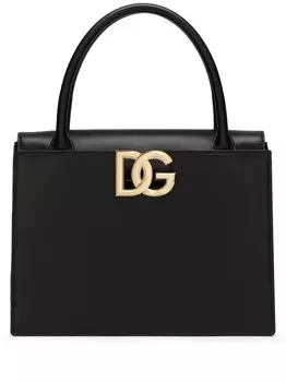 Dolce & Gabbana сумка-тоут с логотипом, черный