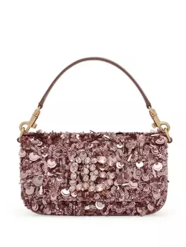 Dolce & Gabbana сумка-тоут с пайетками, розовый