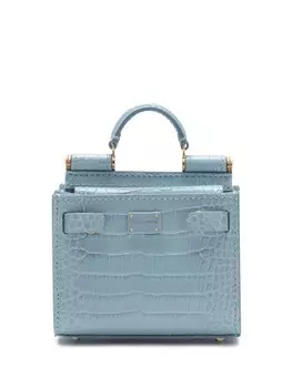 Dolce & Gabbana сумка-тоут Sicily 62 размера мини, синий