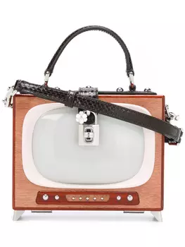 Dolce & Gabbana сумка-тоут TV 'Dolce', коричневый