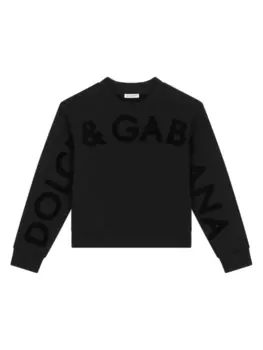 Dolce & Gabbana толстовка с логотипом, черный