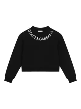 Dolce & Gabbana толстовка с логотипом, черный