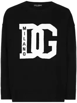 Dolce & Gabbana толстовка с логотипом, черный