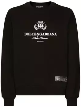 Dolce & Gabbana толстовка с логотипом, черный