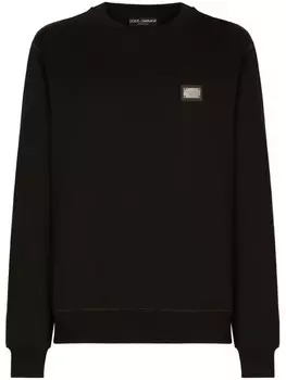 Dolce & Gabbana толстовка с логотипом, черный