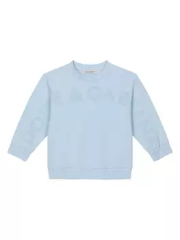 Dolce & Gabbana толстовка с тисненым логотипом, синий