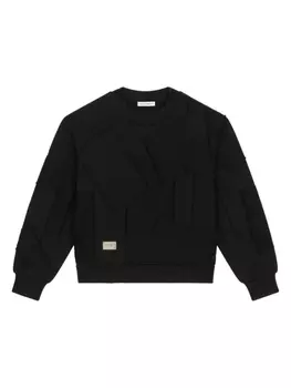Dolce & Gabbana толстовка с вставками, черный