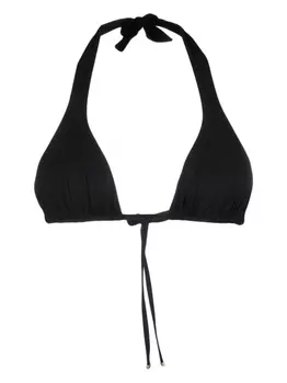 Dolce & Gabbana топ бикини с треугольными чашками, черный
