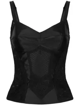 Dolce & Gabbana топ-корсет, черный