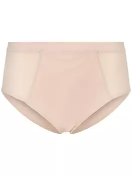 Dolce & Gabbana трусы-брифы Powernet KIM DOLCE&GABBANA с завышенной талией, нейтральный цвет