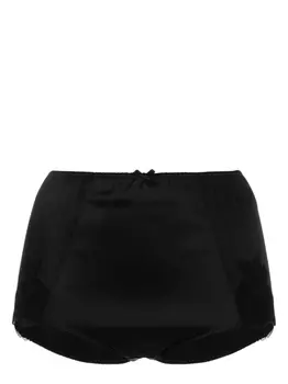 Dolce & Gabbana трусы-брифы с кружевной вставкой, черный