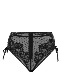 Dolce & Gabbana трусы-брифы с кружевом, черный