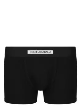 Dolce & Gabbana трусы-брифы с логотипом, черный
