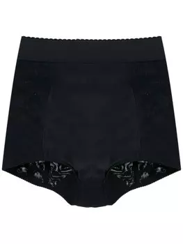 Dolce & Gabbana трусы-брифы с завышенной талией, черный