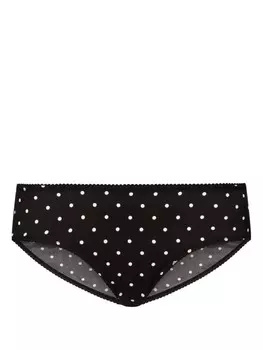 Dolce & Gabbana трусы-брифы в горох, черный