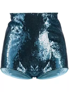 Dolce & Gabbana трусы-шорты с пайетками, синий