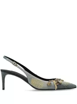 Dolce & Gabbana туфли-лодочки 65 мм с декором, синий