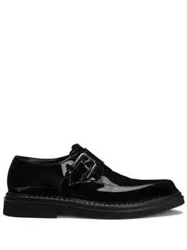 Dolce & Gabbana туфли монки с пряжками, черный