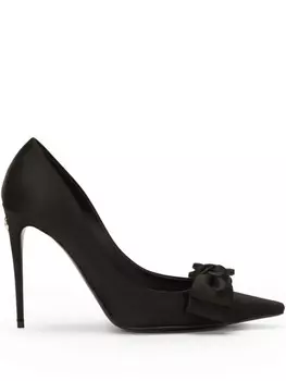 Dolce & Gabbana туфли с бантом, черный