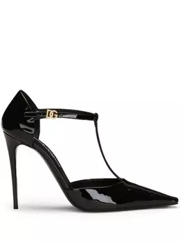 Dolce & Gabbana туфли с логотипом DG, черный