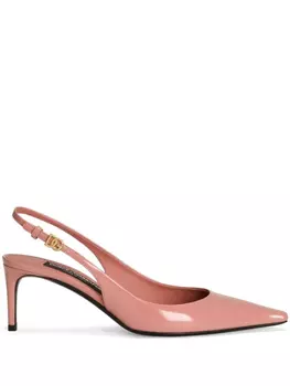 Dolce & Gabbana туфли с ремешком на пятке, розовый