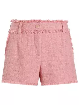 Dolce & Gabbana твидовые шорты, розовый