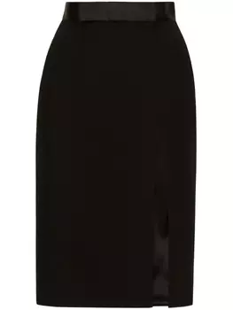 Dolce & Gabbana юбка с бантом, черный